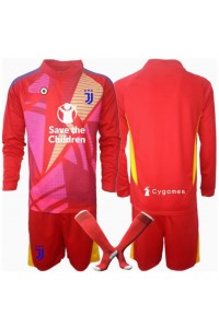 Juventus Doelman Babytruitje Thuis tenue Kind 2024-25 Lange Mouw (+ Korte broeken)